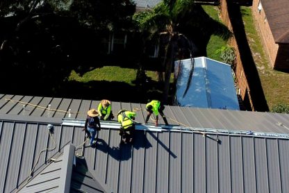 Commercial-roofing-repair-metal-roof-replacement-drone-sfw